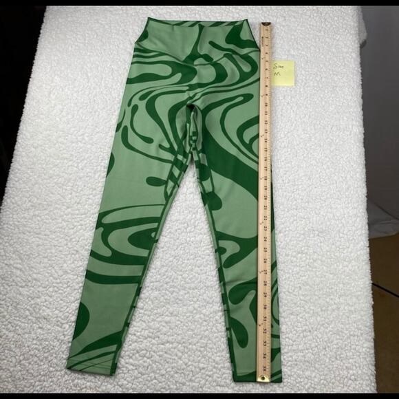 Vitality x Cosmopolitan Ascent Women’s Leggings – Botanical Green Swirl Print, M - Picture 4 of 6
